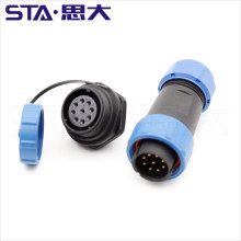 sp21 connector IP67 Plastic Waterproof Cable Connector,2 3 4 5 7 9 12pin Cheap Circular Connector